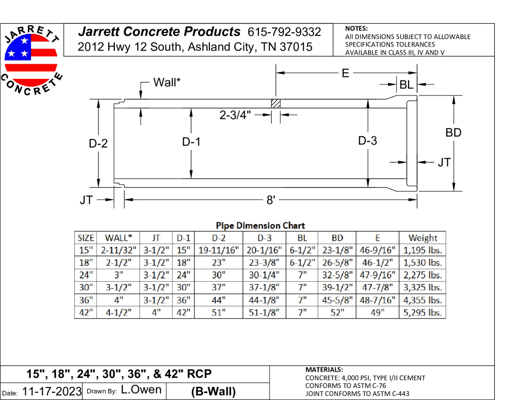 15-42 RCP B-Wall-Layout1