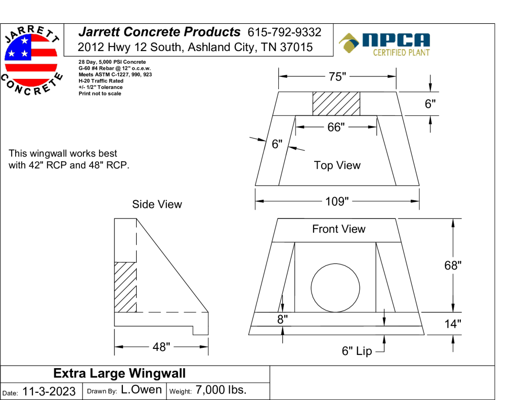 Extra Large Wingwall-Layout1