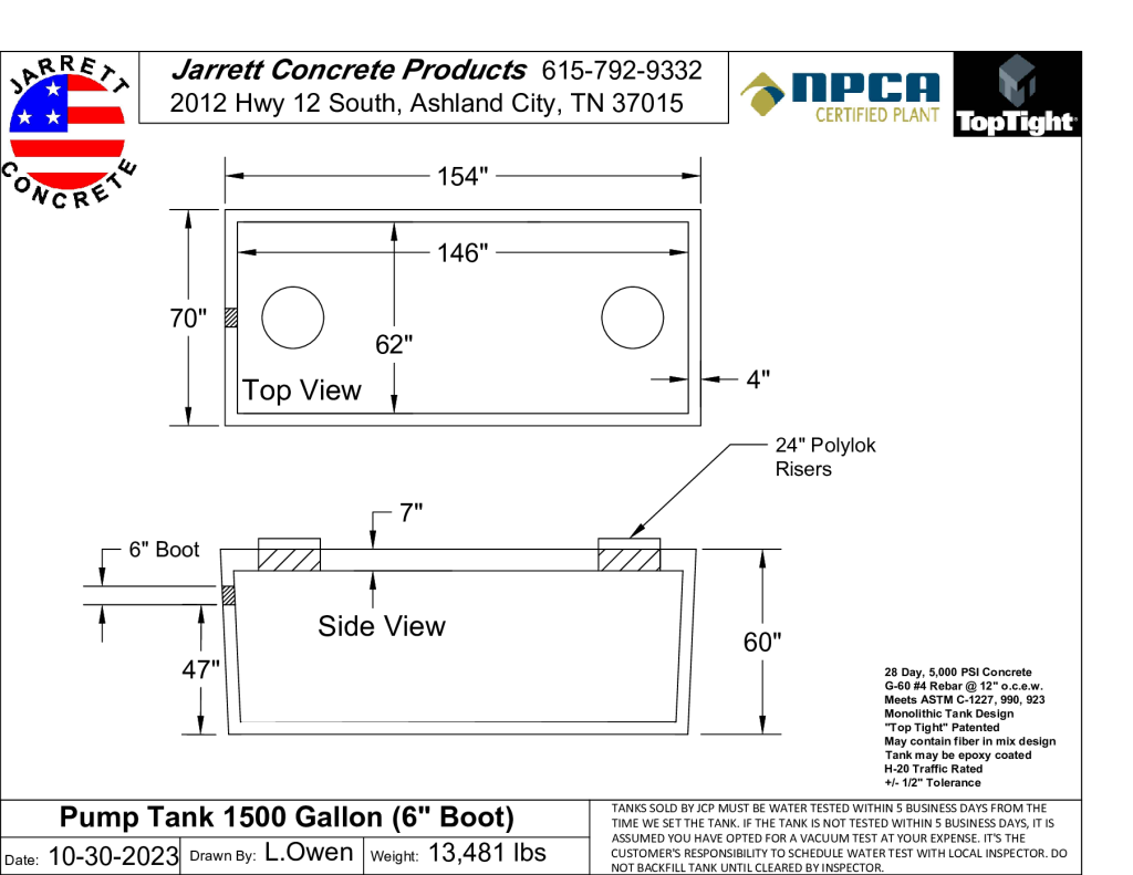 Pump Tank 1500 w6 inch boot-Layout1