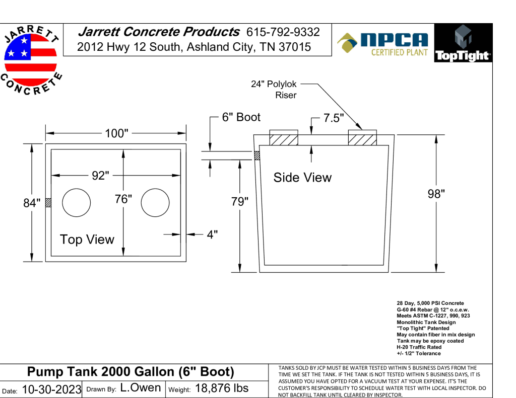 Pump Tank 2000 w6 inch boot-Layout1