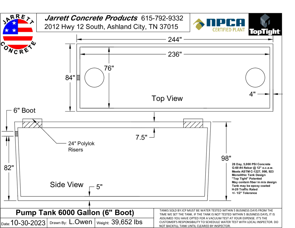 Pump Tank 6000 w6 inch boot-Layout1